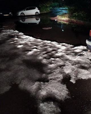 Рязанцы сфотографировали град в Недостоево